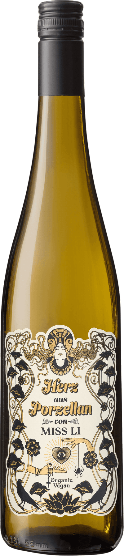 Miss Li Herz aus Porzellan White
